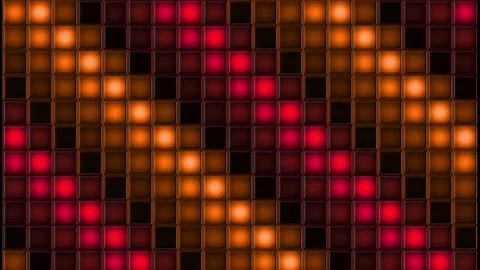 Looping Orange party wall lights Stock Footage 146324176