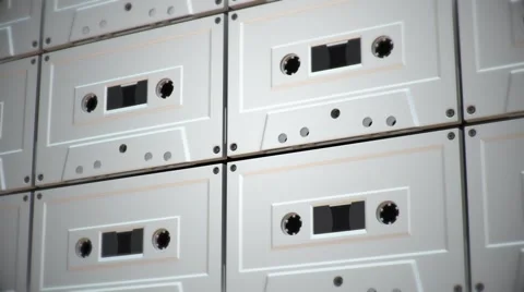 Looping Pan Over Tape Wall Stock Footage 58901487