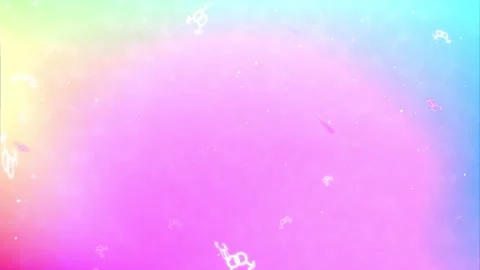 Looping particle with rainbow abstract background and gay symbols, bottom t.. Stock Footage 245326178