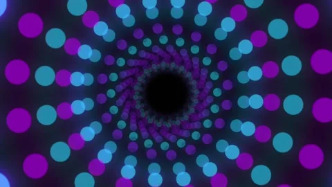 Looping Particle Tunnel Effect Stock Footage 167922979