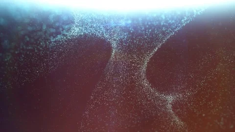 Looping particles with beautiful light effects Stock Footage 78035776