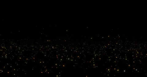 Looping particles gentle floating upwards into the distance. Video stock 342740094