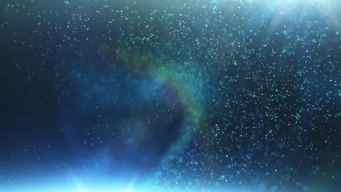 Looping particles with light effects - 30 seconds. Stock Footage 77672109