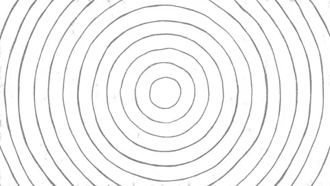 Looping pencil texture circle line background. Stock Footage 323368944