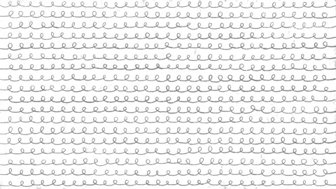 Looping pencil texture swirl line background. Stock Footage 323369892