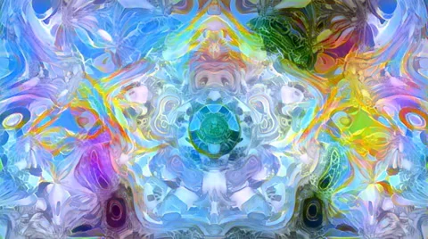 Looping pentagon form flow Stock Footage 66384794