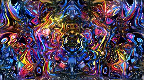 Looping pentagon form flow Stock Footage 66384929