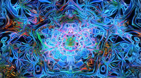 Looping pentagon form flow Stock Footage 66385264