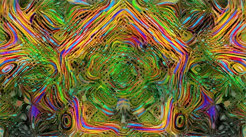 Looping pentagon form flow Stock Footage 66385279