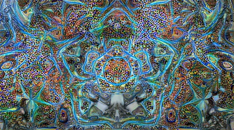 Looping pentagon form flow Stock Footage 66385527