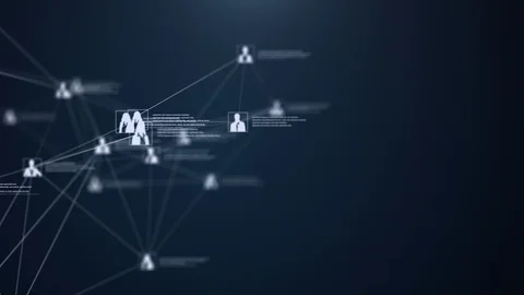 Looping people connection. Stock Footage 86691765
