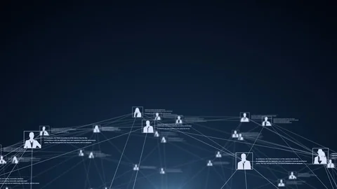 Looping people connection. Stock Footage 86692996