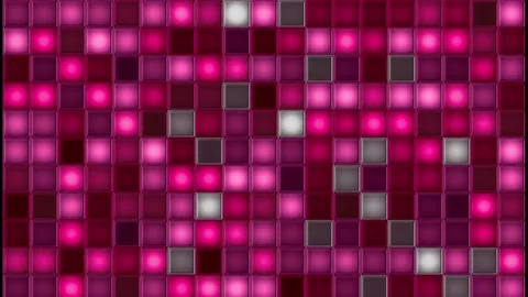 Looping Pink party wall lights Stock Footage 146324155
