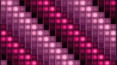 Looping Pink party wall lights Stock Footage 146324175