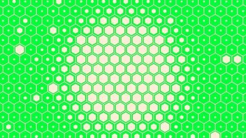 Looping Polygonal Hexagonal Honeycomb Transition Animation Stock Footage 88089500