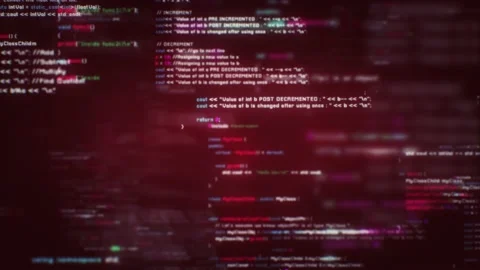 Looping Programming Code Background Anim... | Stock Video | Pond5