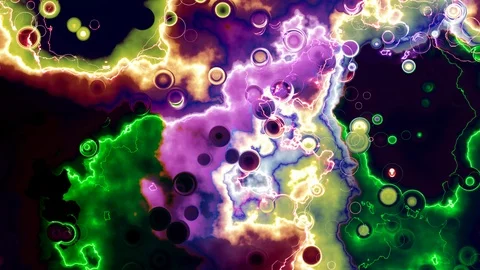 Looping Psychedelic Plasma Background Stock Footage 94786583
