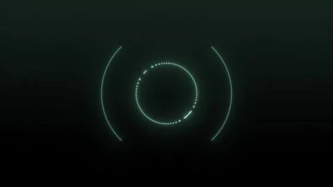 Looping pulsating circles. loop animation Stock Footage 306287720