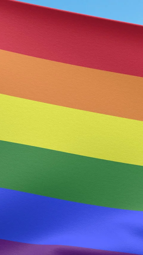 Looping rainbow flag Stock Footage 288521292