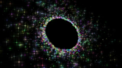 Looping rainbow sparkle particles following a spiral path. Stock Footage 39841833