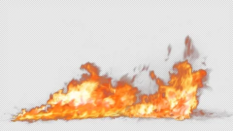 Looping Realistic Fire Animation Stock Footage 333229504