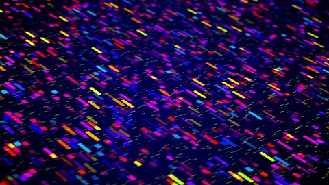 Looping Rectangles animated color background .Loop.Futuristic animation for Video stock 253206254