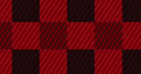 Looping Red Flannel Flannel Background Stock Footage 72747062