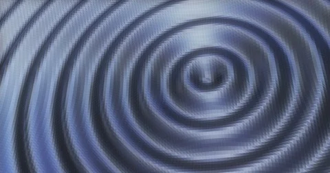 Looping reflective 3D ripples - 4K - HiRes - Facet Video stock 74633399