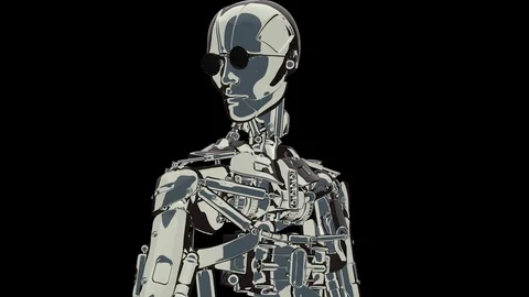 Looping retro concept machine 30 fps, with Alpha, yyaa105 Stock Footage 115942753