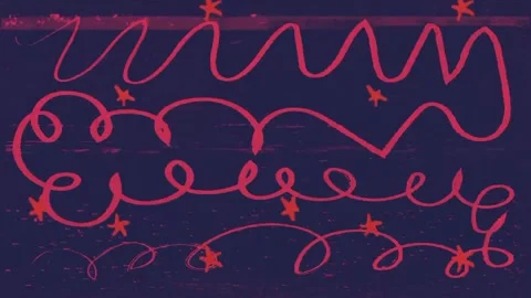 Looping Retro Pulse for Branded Openers Stock Footage 305386959