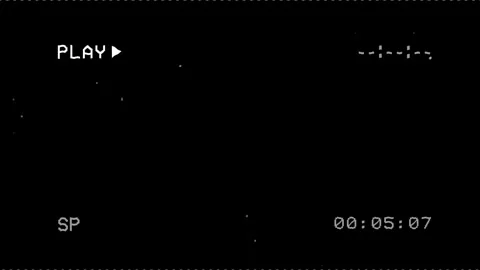 Looping retro VHS tape playback with glitch effects Stock Footage 330124044