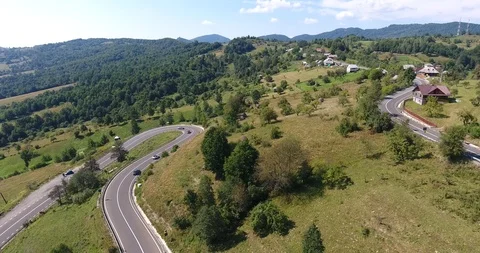 Looping Road Stock Footage 98080398