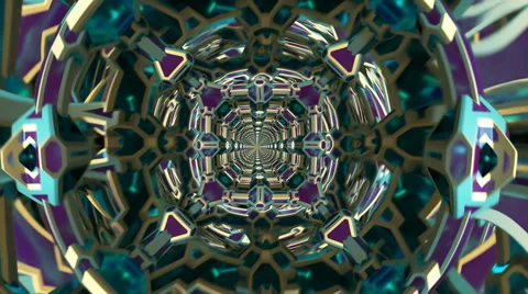 Looping rotating tunnel illusion Stock Footage 61572488