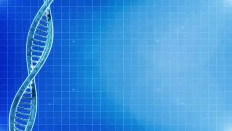 Looping science background with DNA molecule Stock-Footage 98247373