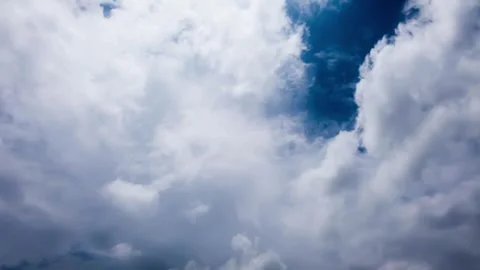 Looping of sky timelapse with clouds moving Stock Footage 318516709