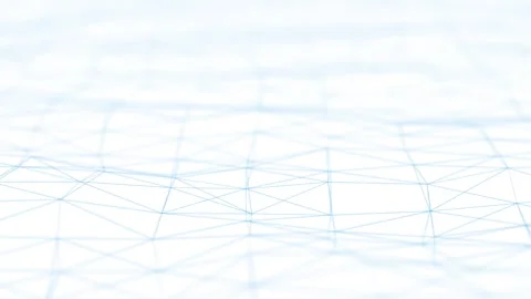 Looping slow motion connected lines on white background Stock Footage 337367216