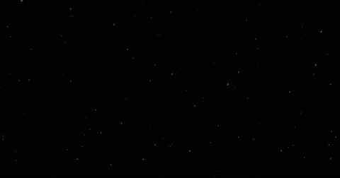 Looping Snow - Flurry 10, black background Stock Footage 65313528