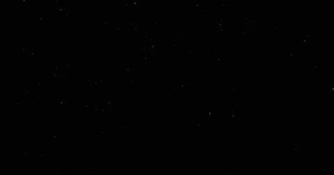 Looping Snow - Flurry 14, black background Stock Footage 65313564