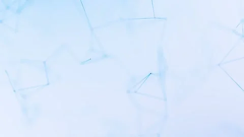 Looping soft blue technology lines with minimal data aesthetic. Clean abstr.. Stock-Footage 331876432