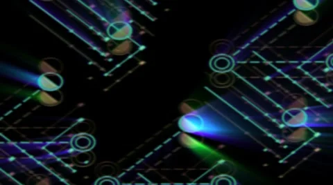 Looping Soft Green Lights Stock Footage 8684053