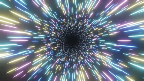 Looping Space travel With hyper speed. Stock Footage 162084690