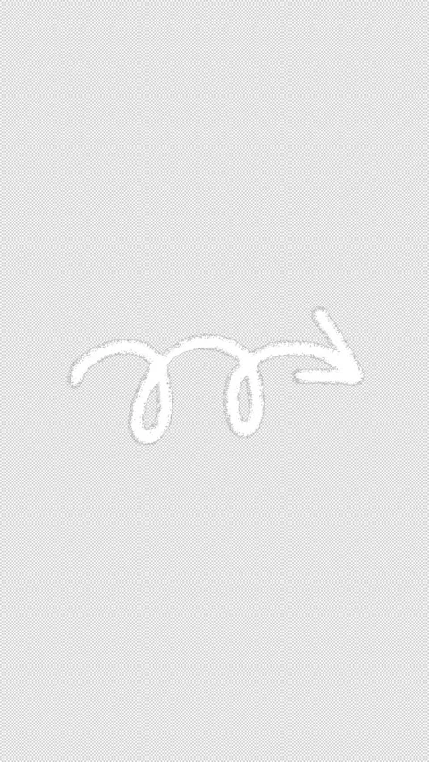 Looping spiral hand drawn white arrow doodle animation on transparent Vídeo Stock 337123924