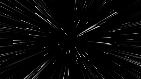 Looping star burst on space black background Stock Footage 311055096