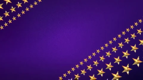 Looping Stars on Royal Purple background... | Stock Video | Pond5