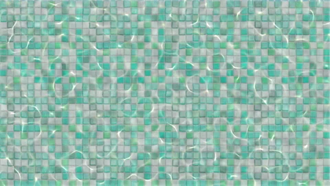 Looping swimming pool water texture with caustic patterns for sports themes. Stock Footage 327675331