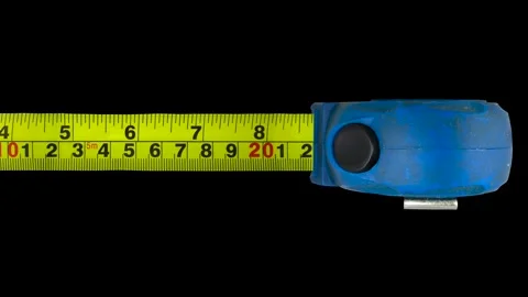 Looping Tape Measure Vídeo Stock 296684700