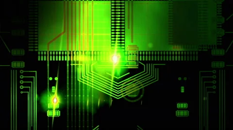 Looping Technical Abstract Concept - 4K Resolution Ultra HD Stock Footage 42189011