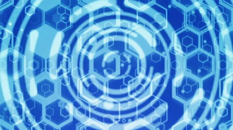 Looping Technical Abstract Concept - 4K Resolution Ultra HD Stock Footage 42195206