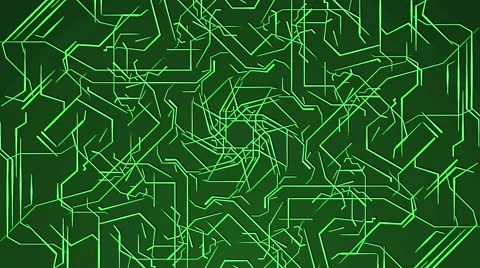 Looping Technical Abstract Concept - 4K Resolution Ultra HD Stock Footage 42224101