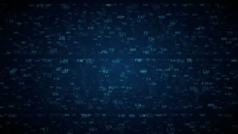 Looping technological digital animation. Video stock 148667183